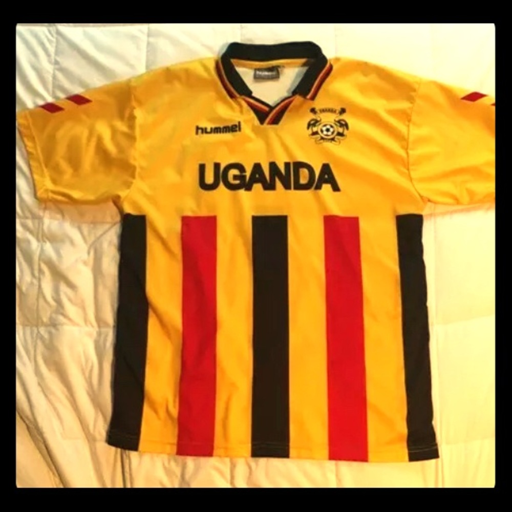 Authentic Vintage Uganda World Cup Soccer Jersey